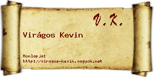 Virágos Kevin névjegykártya